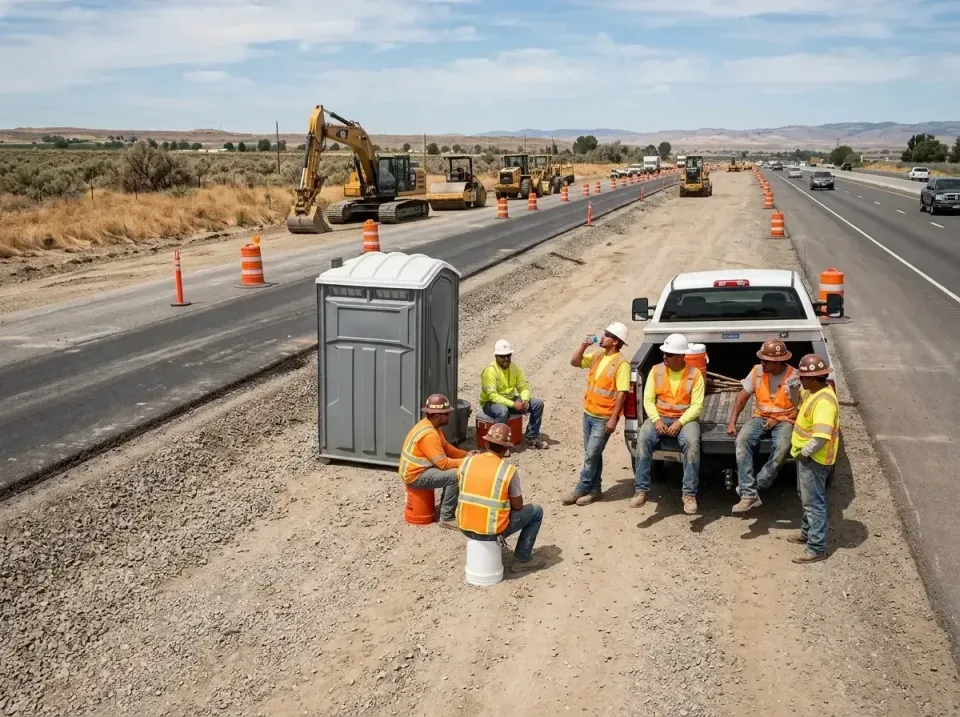 highway-road-construction-crew-007 — frequently asked questions, Porta Potty and Restroom Rentals in Wickenburg, AZ